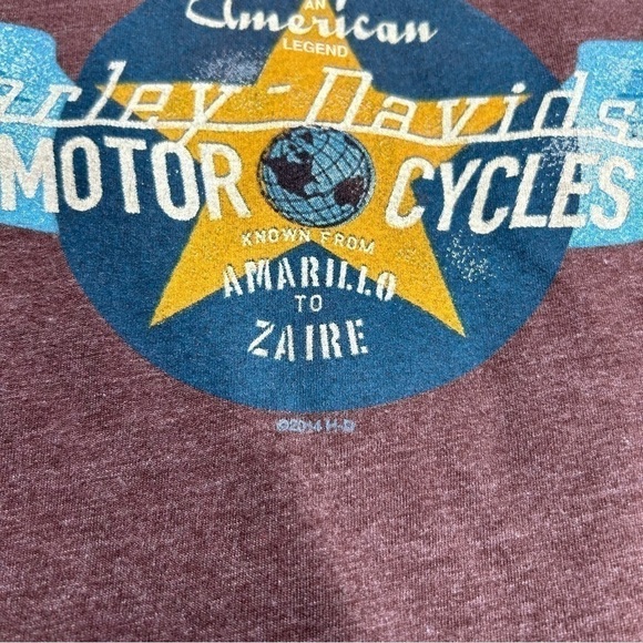 Harley Davidson Shirt Mens Large Casual Riding Gear Cool Springs Motorcycle Tee - Picture 4 of 6